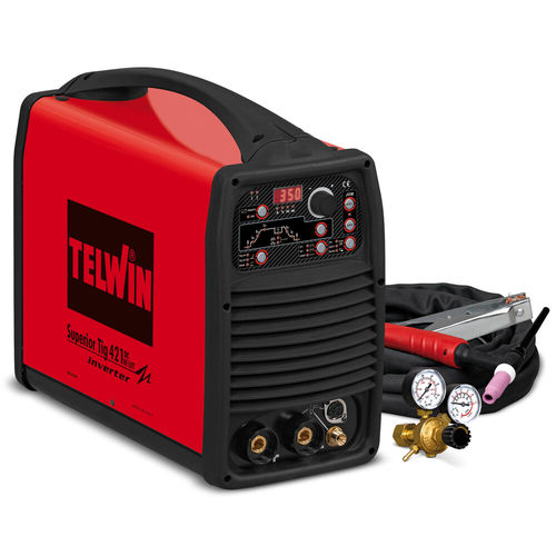 WIG-Schweißmaschine - SUPERIOR TIG 421 DC + ACC - TELWIN - Lichtbogen / Impuls / MMA