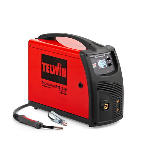 MIG-Schweißmaschine - TECHNOMIG 215 DUAL SYNERGIC - TELWIN - WIG / MAG / MMA