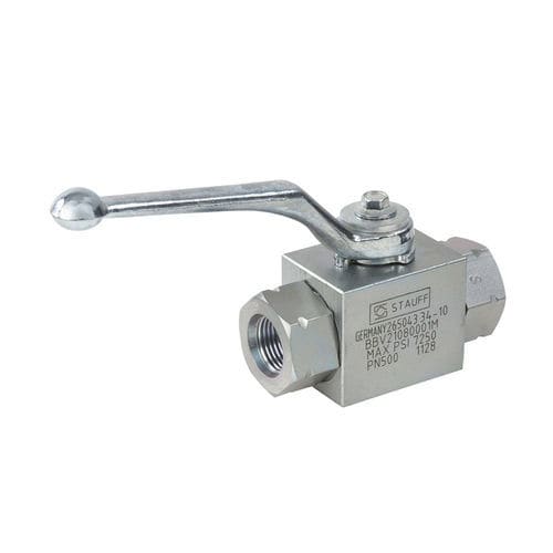 Kugelventil - BBV-2-C308M-0001-M - STAUFF - hydraulisch / Steuerung / mit SAE-Flanschanschluss