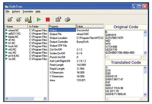 Programmiersoftware - QuikTran - MTC Software