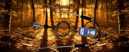 Feuchtigkeitsmessgerät für Holz - BL2   - Messtechnik Schaller - für Biomasse / durch Widerstandsmessung / mit Digitalanzeige