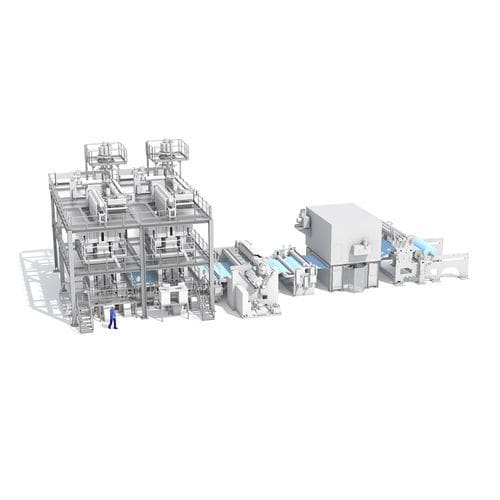 Extrusionsanlage für die Medizintechnik - RF Smart Spunbond - Reifenhäuser Extrusion Technology GmbH & Co. KG - Flachfolien / für PP / für PE
