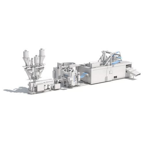 Flachfolien-Extrusionsanlage - MIREX  - Reifenhäuser Extrusion Technology GmbH & Co. KG - Kunststoffrecycling / für Thermoplaste / für Tiefziehfolie