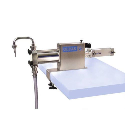 Halbautomatische Füllmaschine - AH-P - GEPAS mbH - Multicontainer / für Flaschen / für Beutel