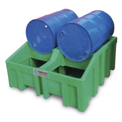 Auffangwanne für Fässer - FPRA2 - Ferplast - Polyethylen / starr / selbsttragend