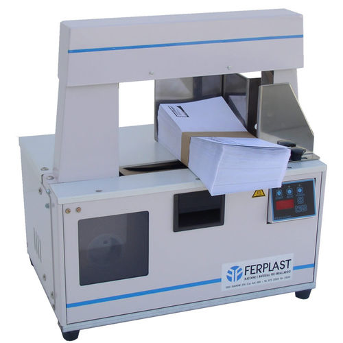 Automatische Banderoliermaschine - ATS 240 PRO - Ferplast - mobil / Tischmodell / für die Druckindustrie