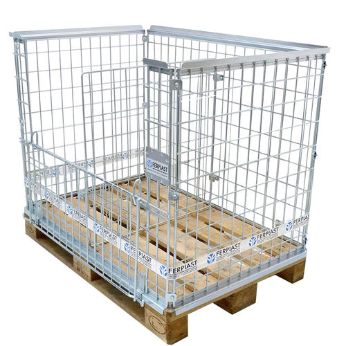 Metall-Palettenbox - P8 - Ferplast - Maschendraht / Lager / Transport