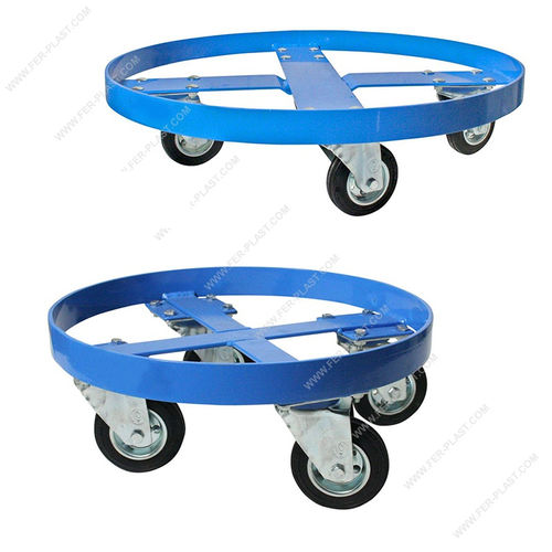 Kreisförmiger Transportwagen - FP 57 series - Ferplast - Metall / für Fässer