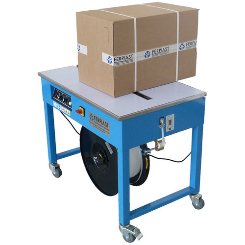 Halbautomatische Umreifungsmaschine - FP-SP 80-88 E - Ferplast - für Produktionsanlagen / für Spulen / für Karton