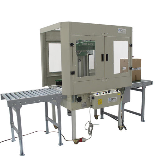 Doppelklappen-Kartonverschließer - GEM X 520/670/820 - Ferplast - mit Klebeband / automatisch / vollautomatisch
