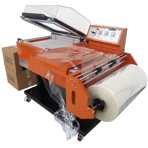 Halbautomatische Schrumpffolienverpackungsmaschine - FP series - Ferplast - für Kosmetik / für die Lebensmittel- und Getränkeindustrie / Schalen