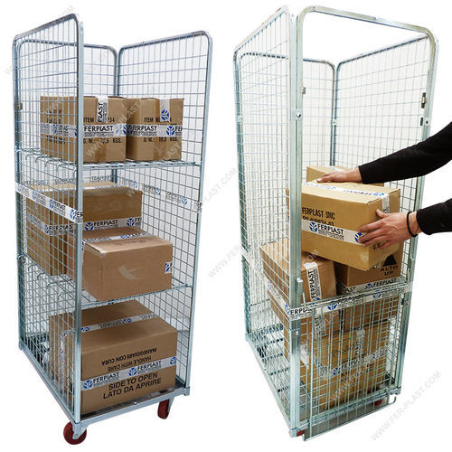 Mehrzweck-Rollcontainer - CP 04 series - Ferplast - für Wäsche / 4-Flügel / 3 Seitenwände