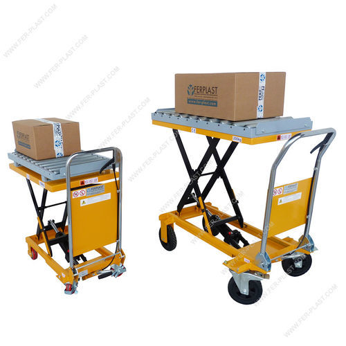 Wagen für Hubanwendungen - FP SPA - Ferplast - Edelstahl / hydraulisch / Plattform