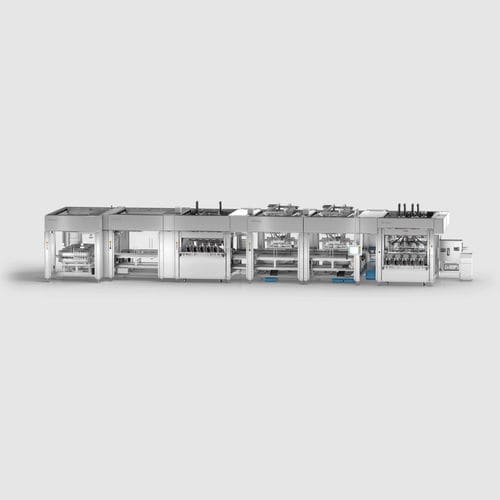 Horizontaler Kartonierer - CBF - OPTIMA packaging group GmbH - für die Lebensmittelindustrie / Dosen
