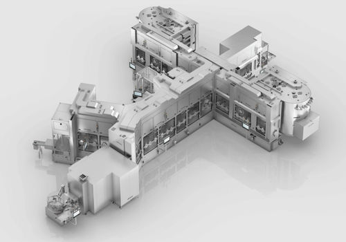 Vollautomatische Füllanlage - MultiUse - OPTIMA packaging group GmbH - für Töpfe / Ampullen / für Flüssigkeiten