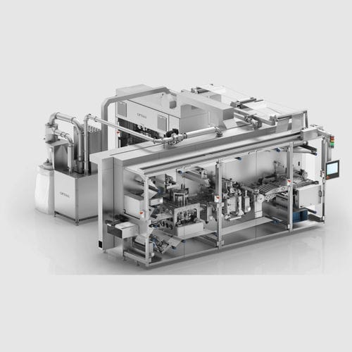 Absackmaschine / 4-seitig verschweißt - CPS - OPTIMA packaging group GmbH - horizontal / Flow-Pack / Rotation