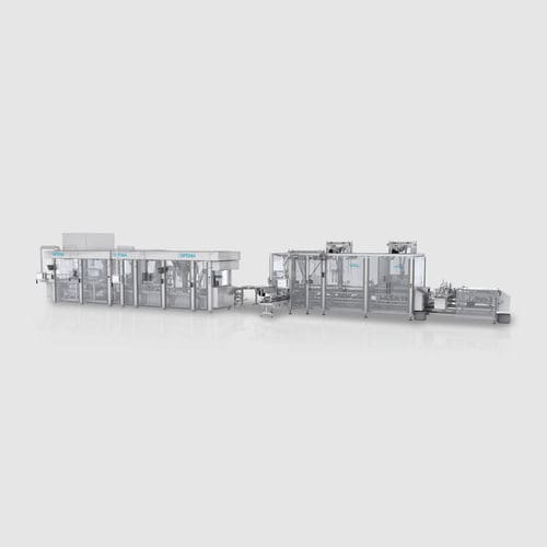Verpackungsanlage für Kosmetik - OPTIMA packaging group GmbH - Roboter