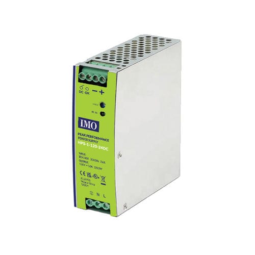 Stromversorgung für DIN-Schiene - HPS-1-120-12DC - IMO Precision Controls Limited - DC/DC / AC/DC / Einfachausgang