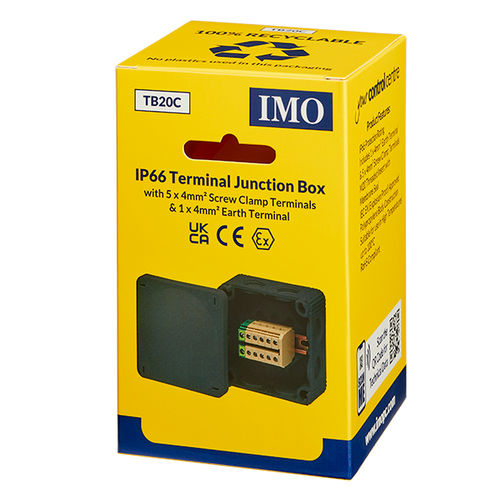 Wandmontierte Abzweigdose - TB20C - IMO Precision Controls Limited - IP66 / Polypropylen