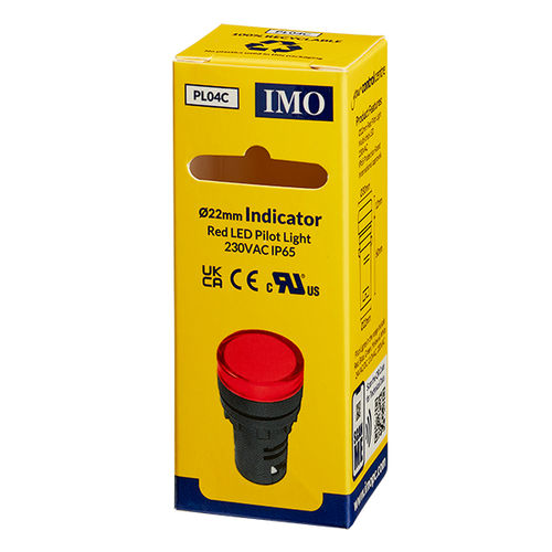 LED-Leuchtmelder - PL04C - IMO Precision Controls Limited - Permanent / für Schalttafeleinbau / IP65