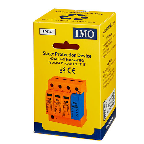 Blitzableiterkasten Typ 2 - SPD4 - IMO Precision Controls Limited - für Elektroinstallation / für Stromversorgung / Überspannung