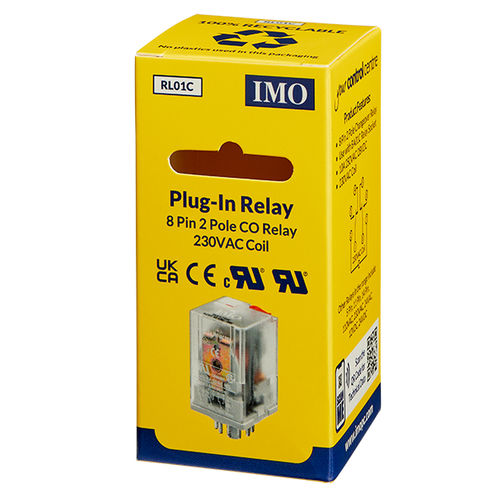 Leistungsrelais - RL01C - IMO Precision Controls Limited - 230 V AC / Miniatur / für Oberflächenmontage