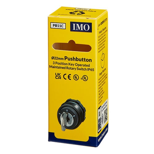 Schlüssel-Drucktaster - PB11C - IMO Precision Controls Limited - IP65 / Kunststoff