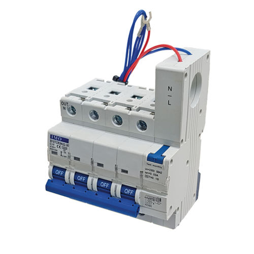 Thermisch-magnetischer Fehlerstromschutzschalter - B10TCR3N06-30 - IMO Precision Controls Limited - für Überspannungsschutz / Spannung / für Reststrom