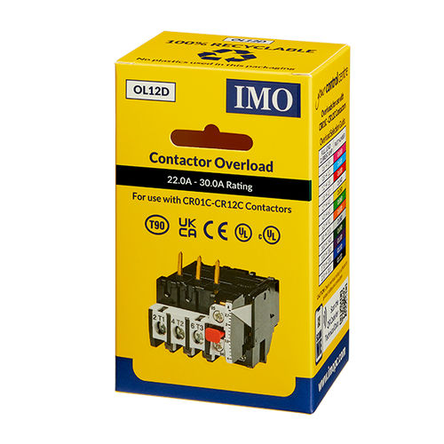 Überlastschutzrelais - OL12D - IMO Precision Controls Limited - Strom / auf Schütz montiert