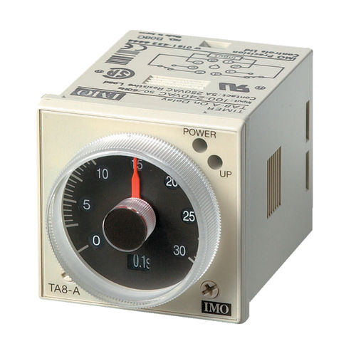 Elektronisches Zeitrelais - TA8-A100-230AC - IMO Precision Controls Limited - magnetisch-induktiv / Multifunktion / Einschaltverzögerung