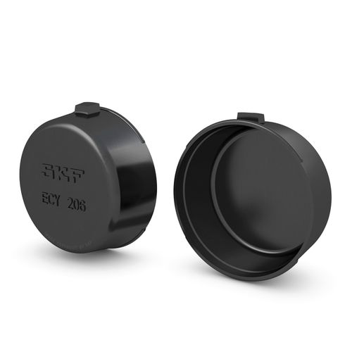 Gewindelose Endkappe - EC series - SKF - zylindrisch / PP / TPU