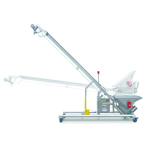 Schneckenförderer - Helix® - Hapman - schräg / Transport / flexibel