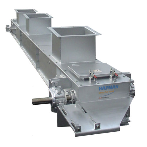 Kettenförderer - Hapman - horizontal / Transport / für Materialumschlag