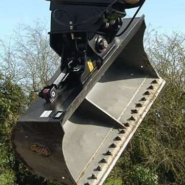 Standardschaufel - AT series - Geith International Ltd. - für Hydraulikbagger / neigbar