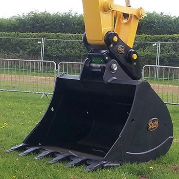 Schaufel für Einebnungsarbeiten - H14 series - Geith International Ltd. - für Hydraulikbagger / mit 6 Zähnen