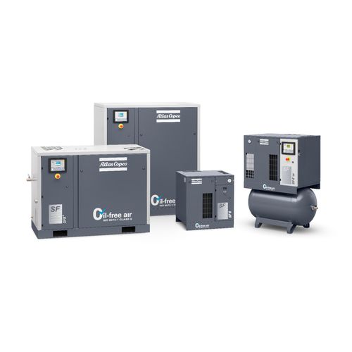 Scrollkompressor - SF series - Atlas Copco Compressors - Luft / Druckluft / stationär