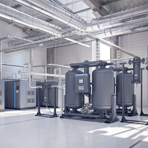 Drucklufttrockner durch kaltregenerierende Adsorption - CD+ series - Atlas Copco Compressors - einstufig / mit großen Abmessungen