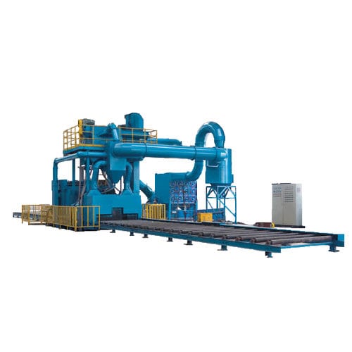 Rollbahn-Strahlanlage - RC line - Shandong Kaitai Shot Blasting Machinery Share Co., - für Metall / Blech
