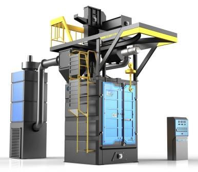 Strahlanlage mit Haken - SH-line - Shandong Kaitai Shot Blasting Machinery Share Co., - für Metall / automatisch / kompakt