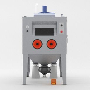Druckstrahlkabine - AB series - Shandong Kaitai Shot Blasting Machinery Share Co., - Hand