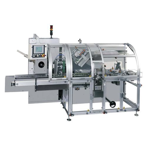 Horizontaler Kartonierer - V2000 - V2 Engineering - automatisch / getaktete Funktion / für Flaschen