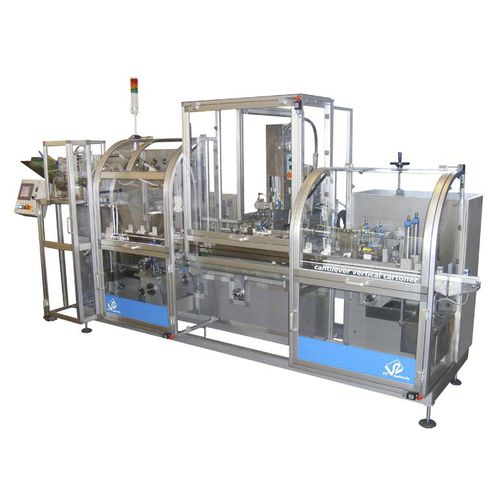 Kartonierer mit oberer Öffnung - Vertipack - V2 Engineering - vertikal / für die Kosmetikindustrie / für die Pharmaindustrie