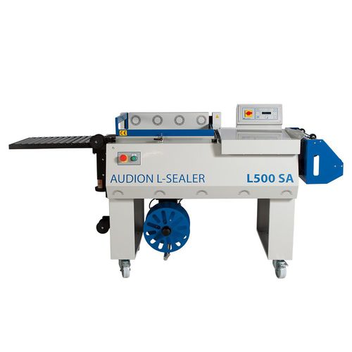 Halbautomatischer Winkelschweißer - L series - Audion Packaging Machines - mit Schrumpftunnel