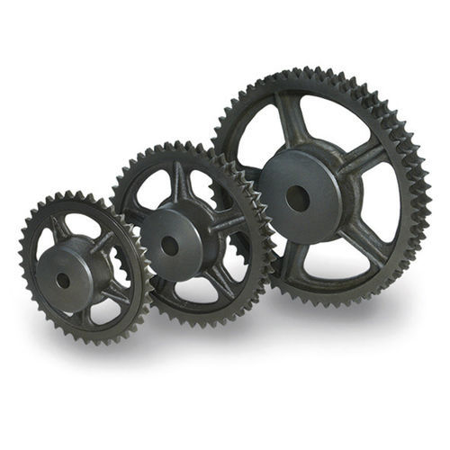 Ketten-Kettenrad - HANGZHOU CHINABASE MACHINERY CO., LTD. - gerade verzahnt / Naben / Gusseisen