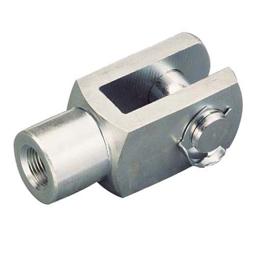 Gabelkopf mit Langloch - HANGZHOU CHINABASE MACHINERY CO., LTD. - mit Außengewinde / mit gehärteter Querbohrung / Kunststoff