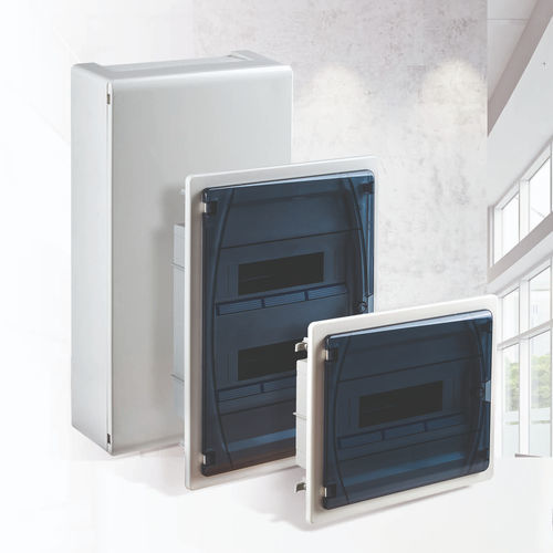 Wandmontiertes Gehäuse - GOLD series - IDE ELECTRIC, S.L. - für Aufbau / rechteckig / ABS