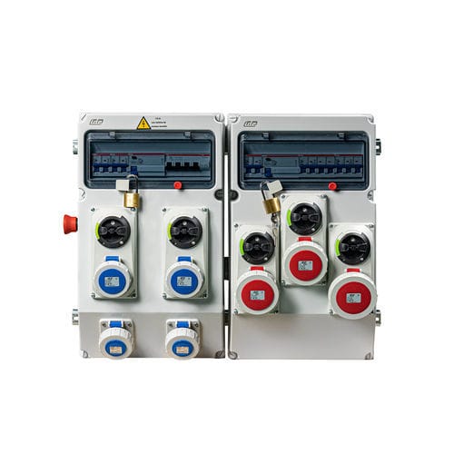 Voll ausgestattetes Elektrogehäuse - COM40PR67/P - IDE ELECTRIC, S.L. - tragbar / ABS / IP65