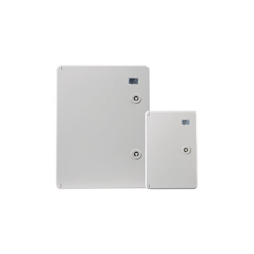 Schranksystem mit Tür - ABS BASIC - IDE ELECTRIC, S.L. - galvanisiertem Stahl / für Kabel / mit Montageplatte