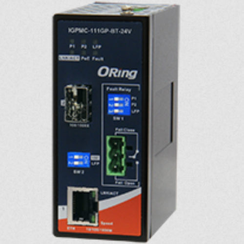 Medienwandler - IGPMC-111GP-BT-24V - Oring Industrial Networking Corp. - Ethernet / aus Glasfaser / für DIN-Schiene