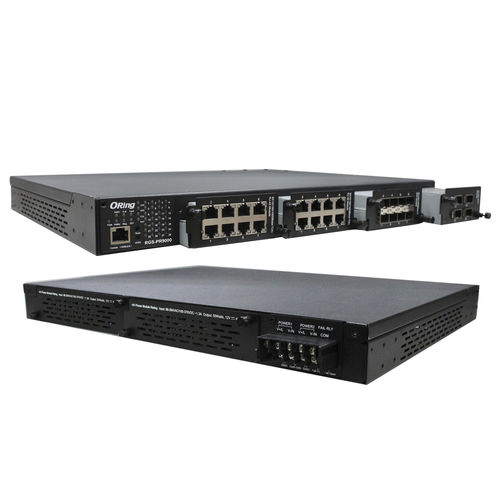 Ethernet-Switch / managed - RGS-PR9000 series - Oring Industrial Networking Corp. - 28 Ports / Gigabit / Netzwerkschicht 3